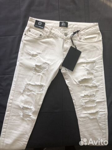 Джинсы с кружевом Carolina Wyser made in italy 29