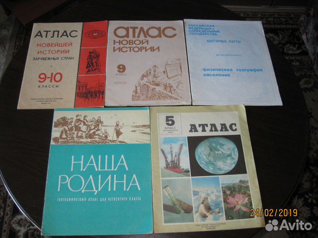 Атласы времен СССР