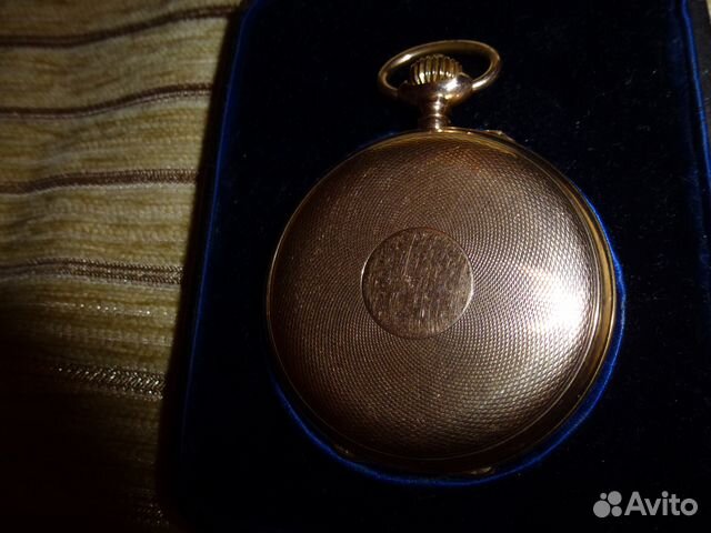 Старинные Золотые Карманные Часы Павел Буре