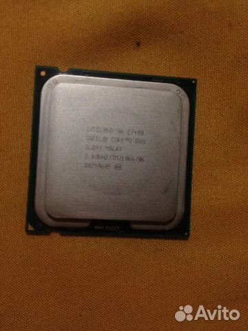 Процессор intel core 2 DUO E7400