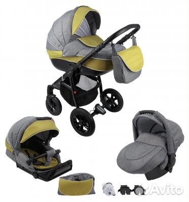Коляска Adamex Neonex 3в1 Коляска Adamex Neonex 3в1