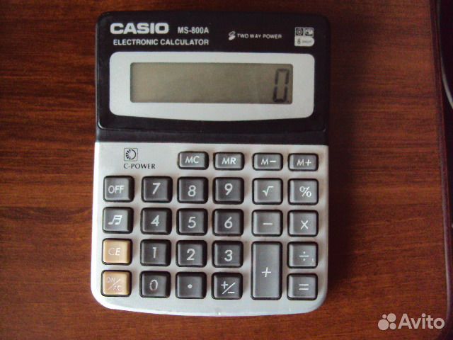 Калькулятор Casio MS-800A
