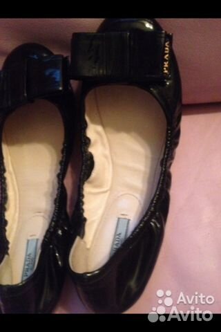 Балетки Prada р. 38,5 (оригинал ) Балетки Prada р. 38,5 (оригинал )