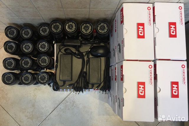 Комплект видеонаблюдения на 16 камер HD/Full HD