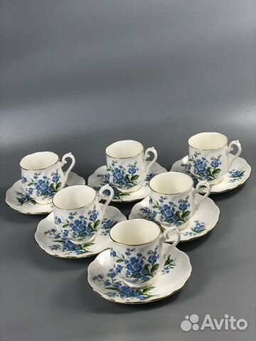 Royal Albert чайно-кофейный сервиз «Незабудки»