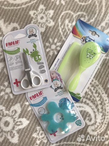 Новые аксессуары для малыша- расческа ножницы, про