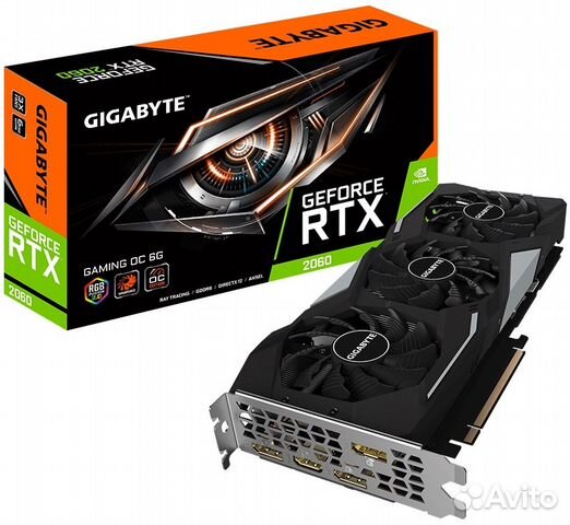 Видеокарта Gigabyte GeForce RTX 2060 gaming OC PRO