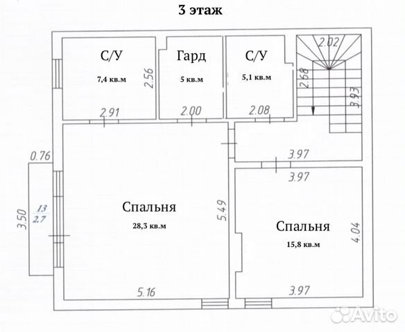 Коттедж 191.2 м² на участке 1.9 сот.