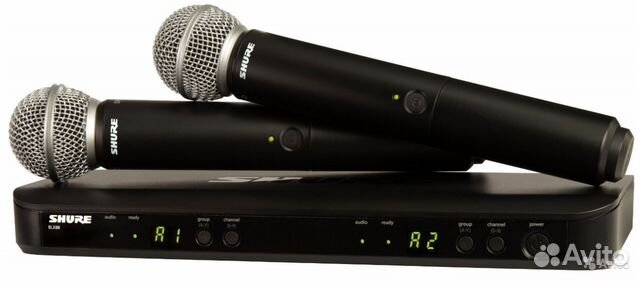 Комплект Shure BLX288E/PG58 + планшет в подарок