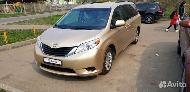 Toyota Sienna 3.5 AT, 2010, 230 000 км