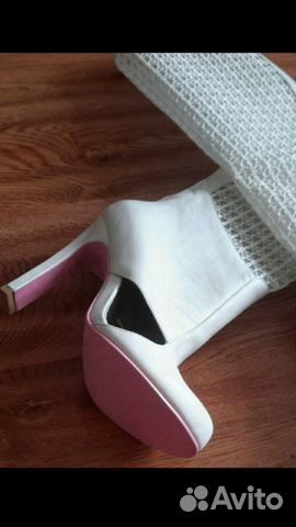 Сапоги летние, свадебные сапоги