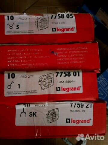 Розетки и выключатели легран legrand pro 21
