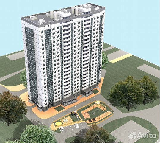 1-к квартира, 42.6 м², 15/22 эт.