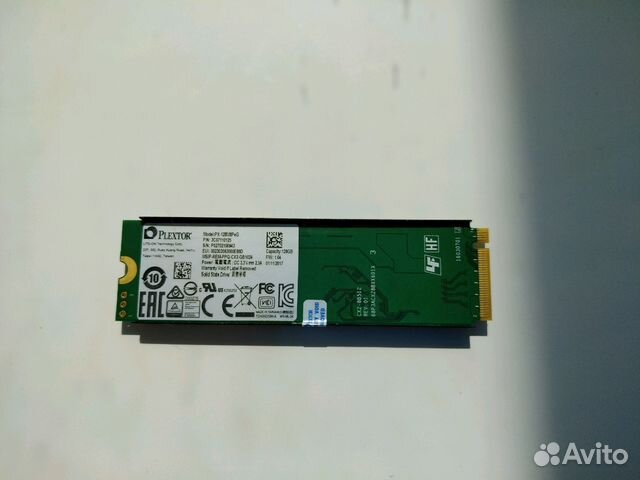 M.2 PCIe-x4 SSD 128GB Plextor M8PeG
