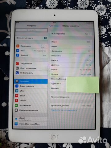Планшет iPad mini 16Гб