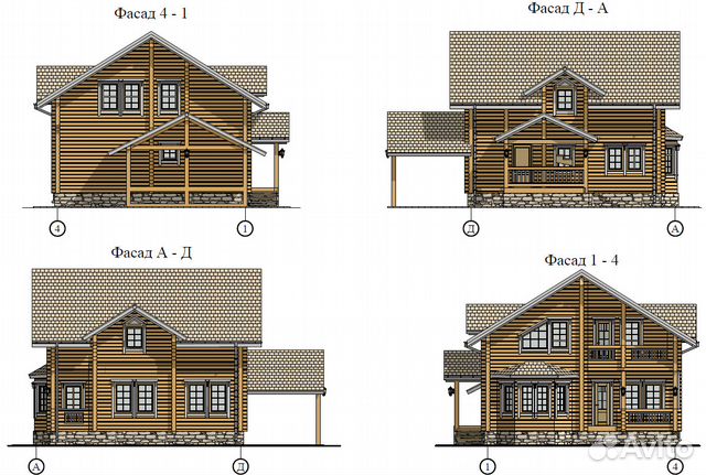 Дом из клееного бруса Дом из клееного бруса