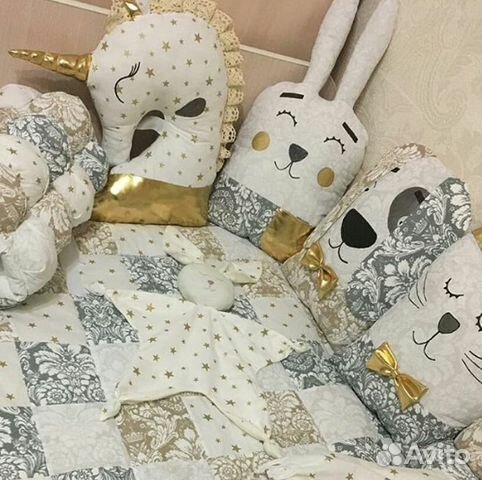 Бортики в детскую кроватку
