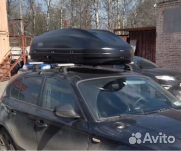 Аэродинамический автобокс на крышу автомобиля