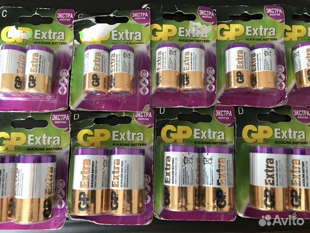 Батарейка GP Extra Alkaline D 2 шт