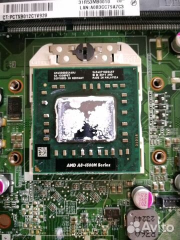 Процессор AMD A8-4500M + материнская плата