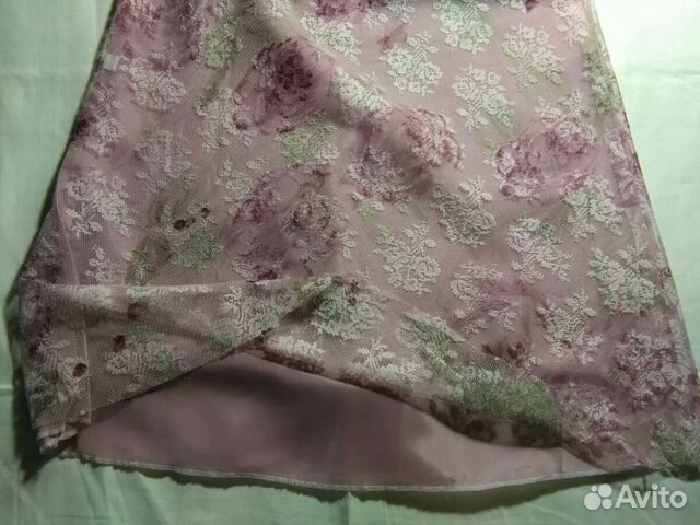 Юбка кружевная. На подкладке. Новая. Р-р 44