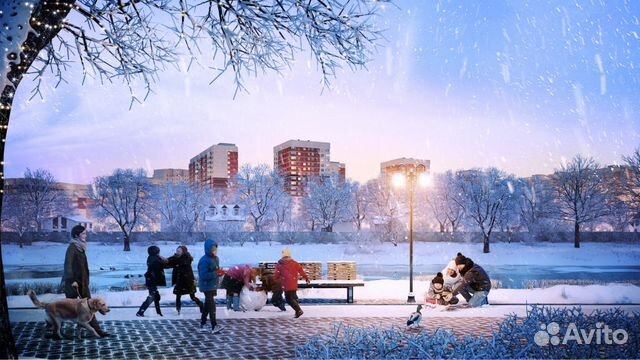 3-к квартира, 66.1 м², 10/17 эт. 3-к квартира, 66.1 м², 10/17 эт.