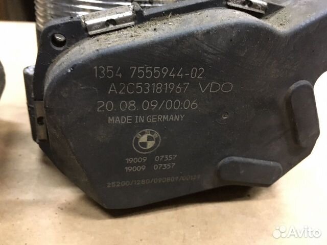 Дроссельная заслонка N63 S63 F07 F10 F01 E70 E71
