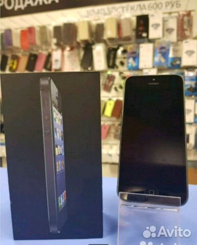 89210014449 iPhone 5 Black 16Gb Новый, Магазин