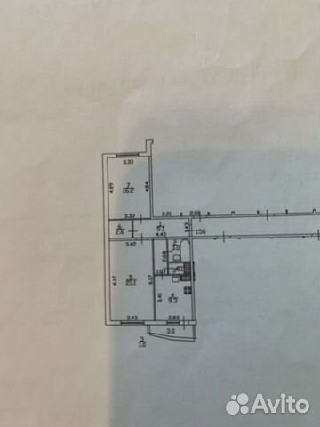 2-к квартира, 62 м², 15/16 эт.