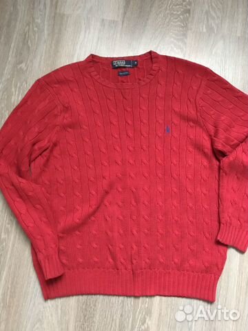 Ralph Lauren polo свитер вязаный красный M
