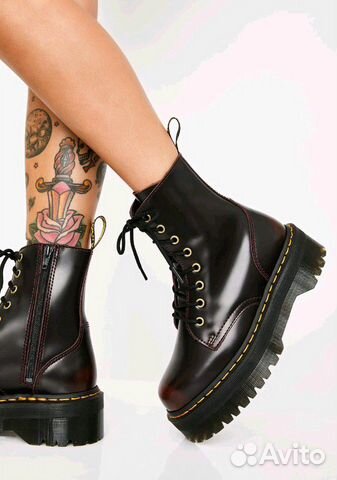 dr martens jadon red