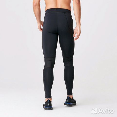 Мужские тайтсы для бега из влагоотводящей «дышащей Мужские тайтсы для бега из влагоотводящей «дышащей