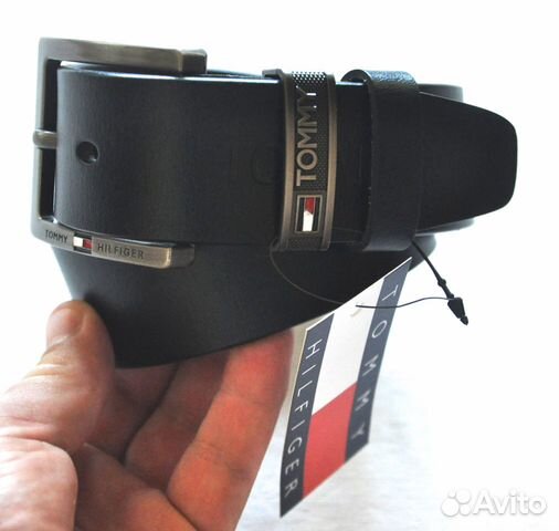 Мужской ремень / Tommy Hilfiger / новый (черный)