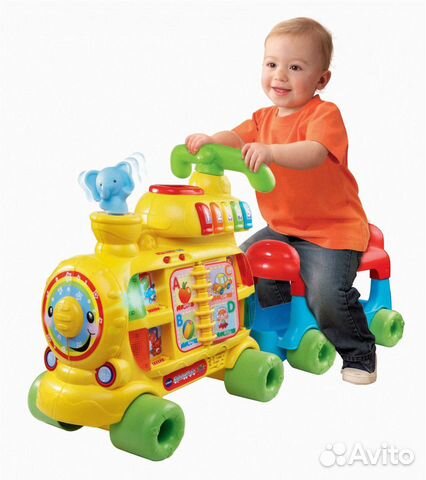 Каталка-ходилка VTech Поезд прокат Каталка-ходилка VTech Поезд прокат