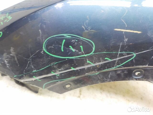 Крыло переднее левое на Nissan Juke Крыло переднее левое на Nissan Juke