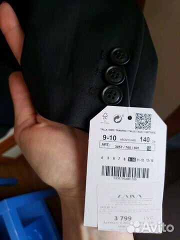 Пиджак и брюки zara 9-10 лет