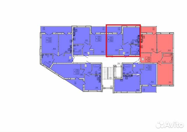 1-к квартира, 39 м², 10/10 эт.