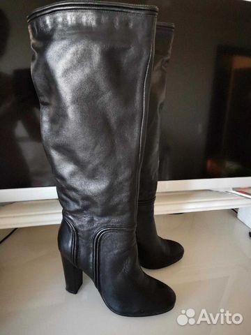 Сапоги р. 39 натуральная кожа демисезонные