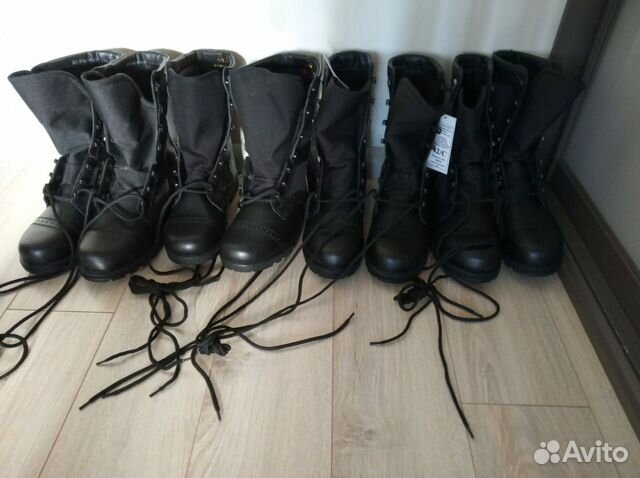 Ботинки с высокими берцами, натуральная кожа Ботинки с высокими берцами, натуральная кожа