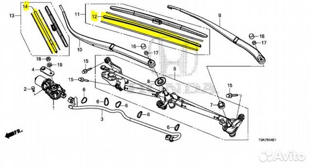 Купить Резинку На Дворники Хонда Црв 3