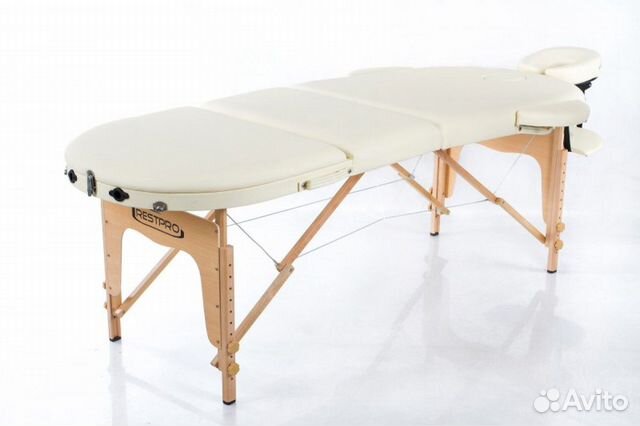 Массажный стол restpro Classic Oval 3 Cream
