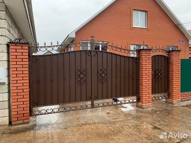 Кованые распашные ворота Кованые распашные ворота