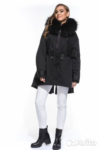 New Парка oversize с мехом Yimosis 1860 р.46 New Парка oversize с мехом Yimosis 1860 р.46