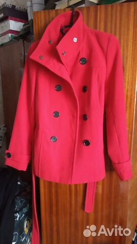 Пальто красное (полупальто) Пальто красное (полупальто)
