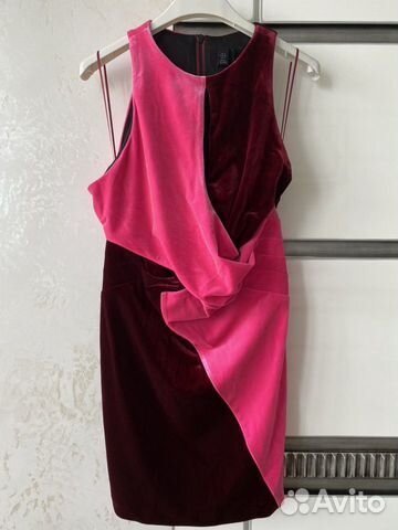 Платье бархатное TopShop x Halpern Платье бархатное TopShop x Halpern