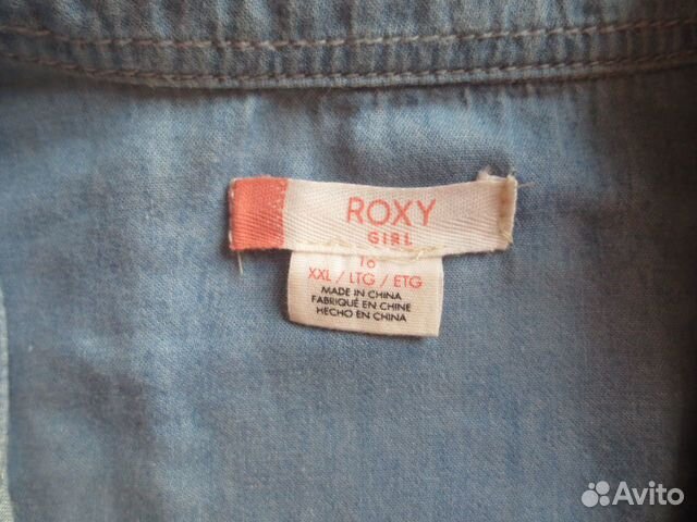 Roxy джинсовая рубашка