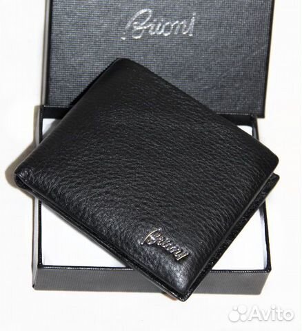 Мужской кожаный кошелек Brioni new box 02 Мужской кожаный кошелек Brioni new box 02