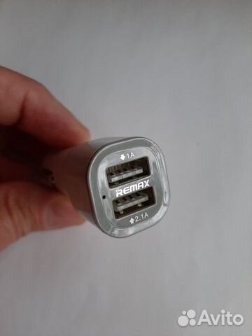 Зарядка USB Remax в авто USB 2 порта 2.1а 5v Зарядка USB Remax в авто USB 2 порта 2.1а 5v