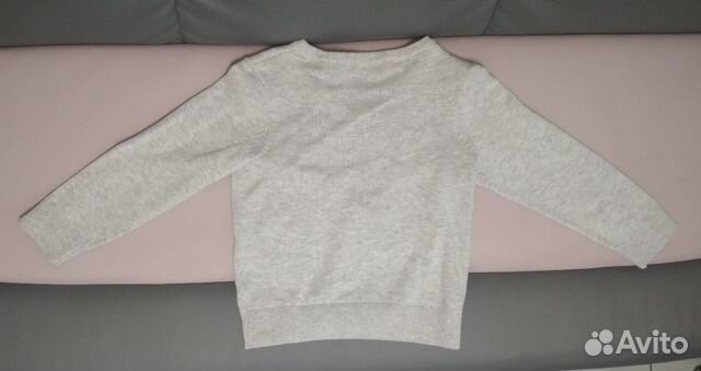 Серый свитер тонкой вязки H&M
