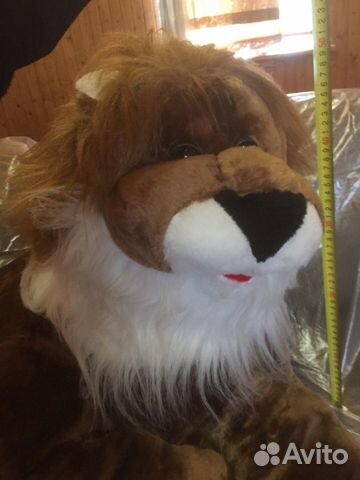 Большая мягкая игрушка Лев